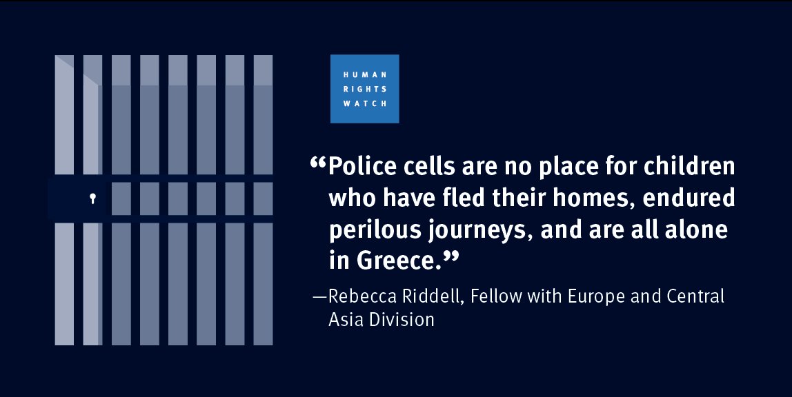 hrw's tweet photo. "I need to get out of this hell.” 16-year-old Afghan boy, 52 days in #Greece police custody https://t.co/fDTRL8IxKo https://t.co/oBRmxcbtaT