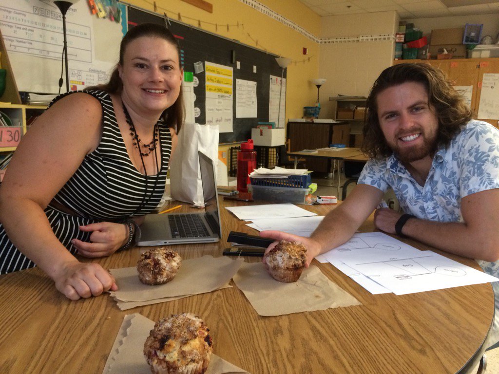 ms_bates3's tweet photo. When Jennifer bought us her fav muffins from May Day Cafe, still warm 😍 #buildingbridges #apttfa16 https://t.co/ErL7ce9rS0