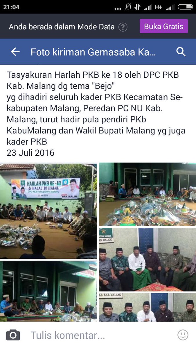 #HarlahPKB18 @Emhaswahid <a href="/MuhammadSyams16/">Muhammad Syamsul</a> @Rusytee <a href="/Gemasaba_Jatim/">Gemasaba</a> @JatimPakHalim <a href="/azzameldzikrie/">#SantriIndonesia</a> <a href="/ms_umam/">m.S.umam</a>