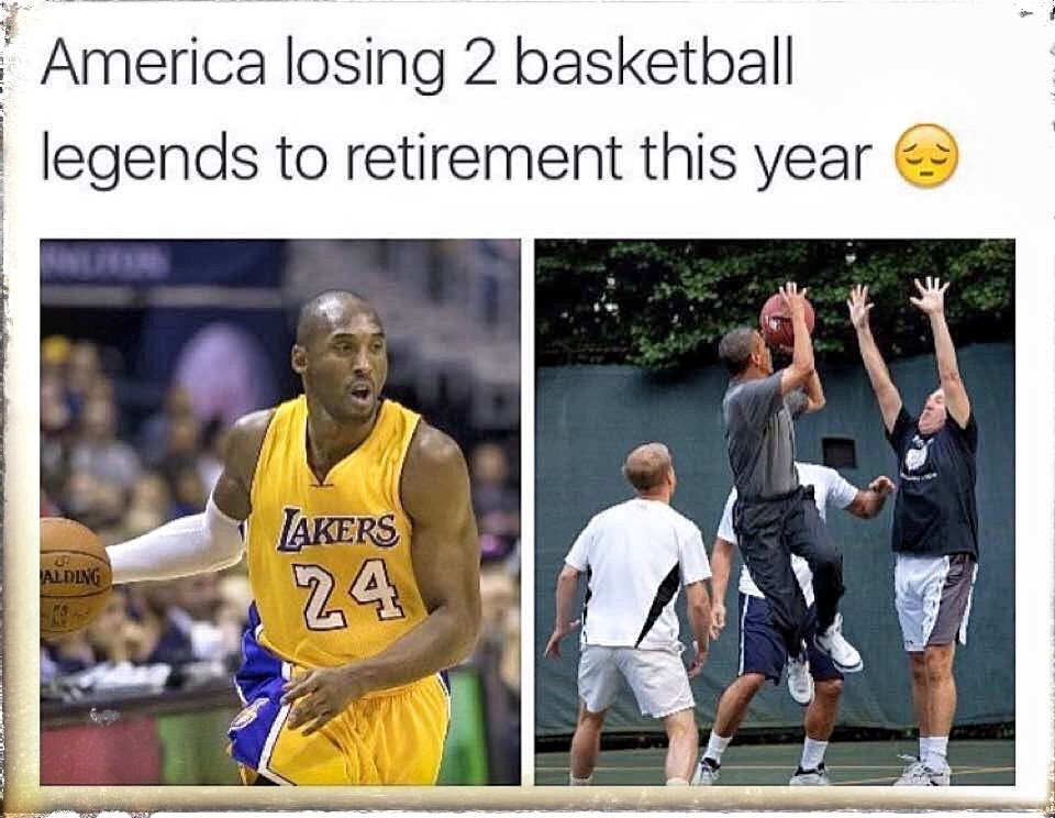 HOW DO I SAY GOODBYE TO YESTERDAY😥📅
'first Kobe, next Barack, the game will never be the same.'🏀🏆

#BasketballGreats
