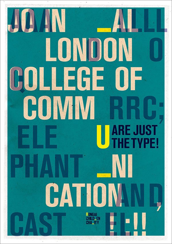 Tony_Pritchard_'s tweet photo. Grad Show work 'R U the missing character?' @ytursha December 2015 @DesignMuseum #FontSunday @UniArtsLondon https://t.co/FHKouLzSNM