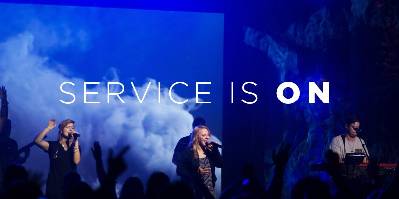 It's still home, even when the power is out! We've prepared an intimate service today. See you now or at 11:45a!