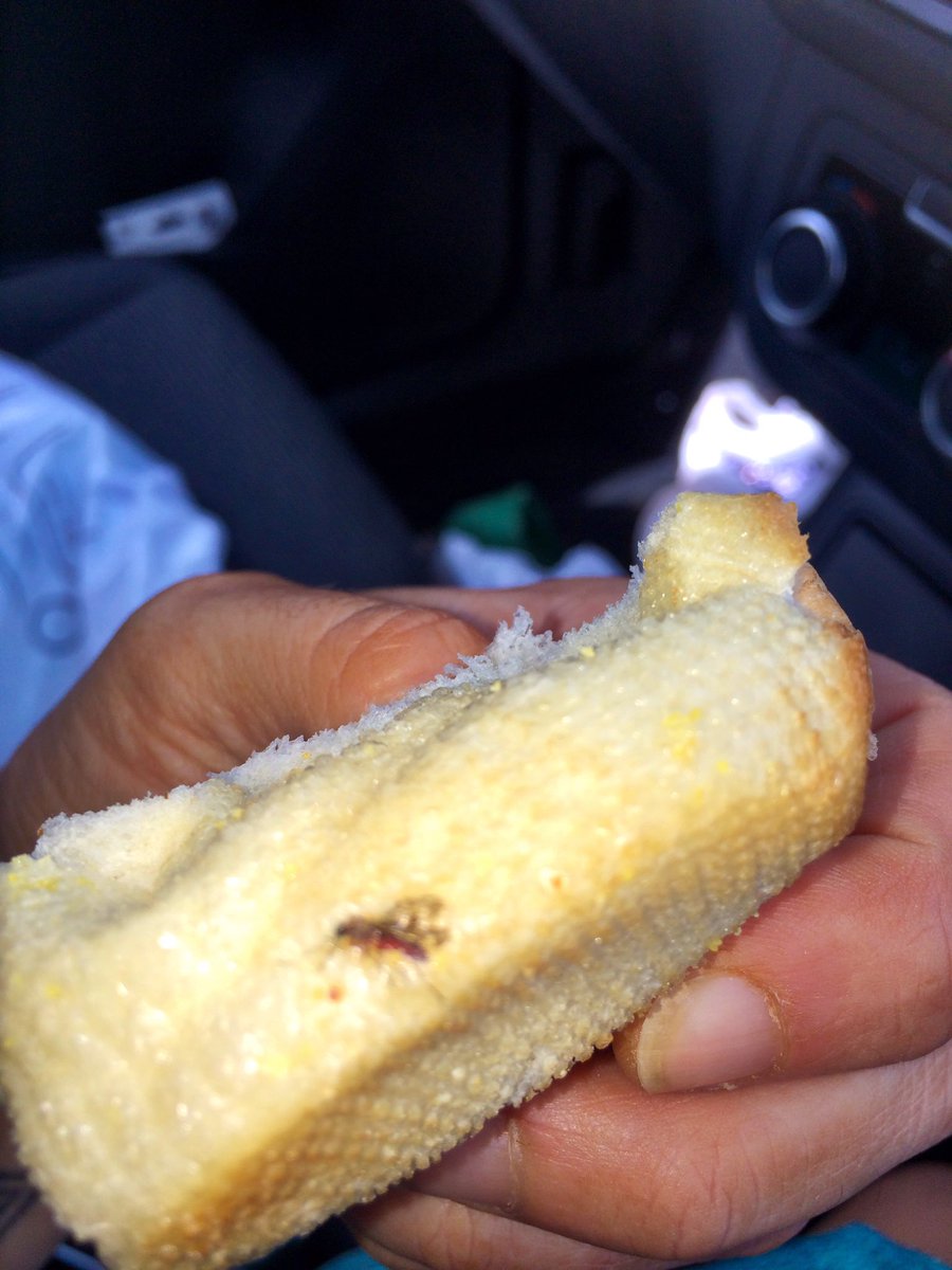 <a href="/SUBWAY/">Subway®</a> not impressed 2 find baked bug / fly in my sons sandwich M40 services Hopwood #birmingham #subway #disgusted