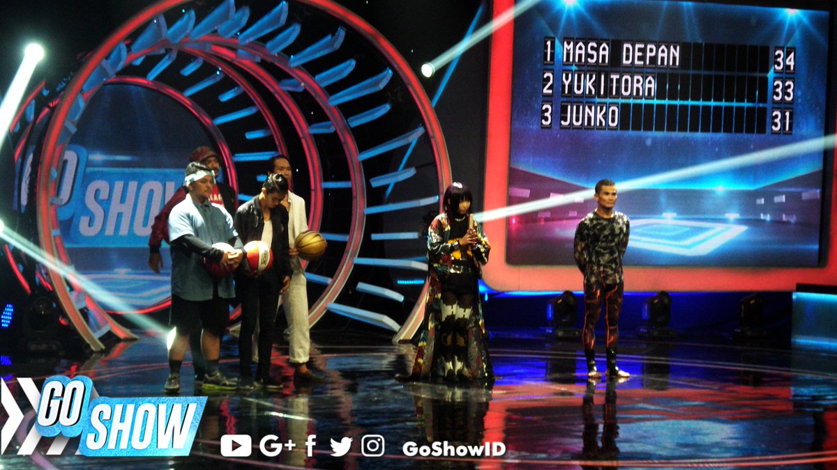 <a href="/MD_FREESTYLE/">MASA DEPAN FREESTYLE</a> @Yukitora_Keiji &amp; Junko yang berada di TOP 3! Judges TOP UP ke siapa ya? #GoShowID <a href="/netmediatama/">Netmedia</a>