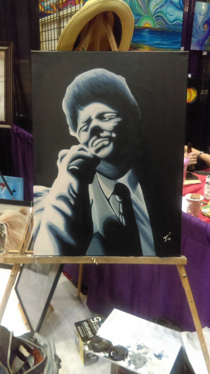 concepttwofour's tweet photo. Live #painting done at the #tattoomasquerade 
#BrunoMars #acrylicpainting #concept24 https://t.co/ccXaNyrSis