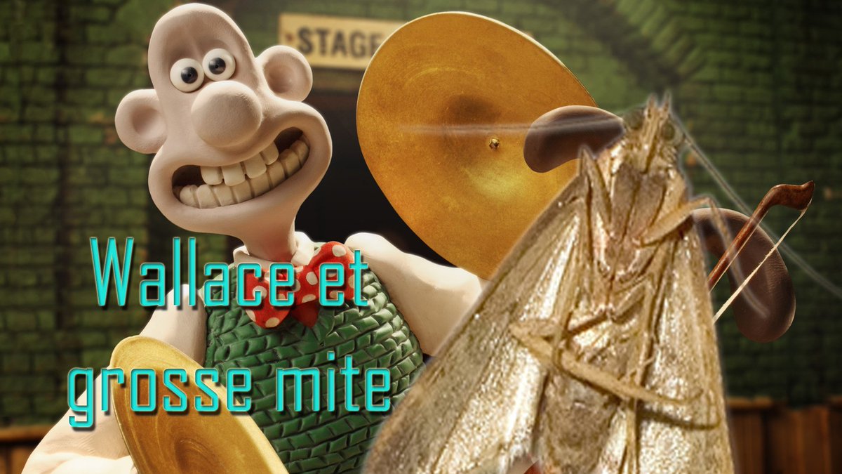 geckorosif's tweet photo. Wallace et grosse mite hihi ! #RetirezMoiPhotoshop #wallaceetgromit https://t.co/RQqONmRv0Y