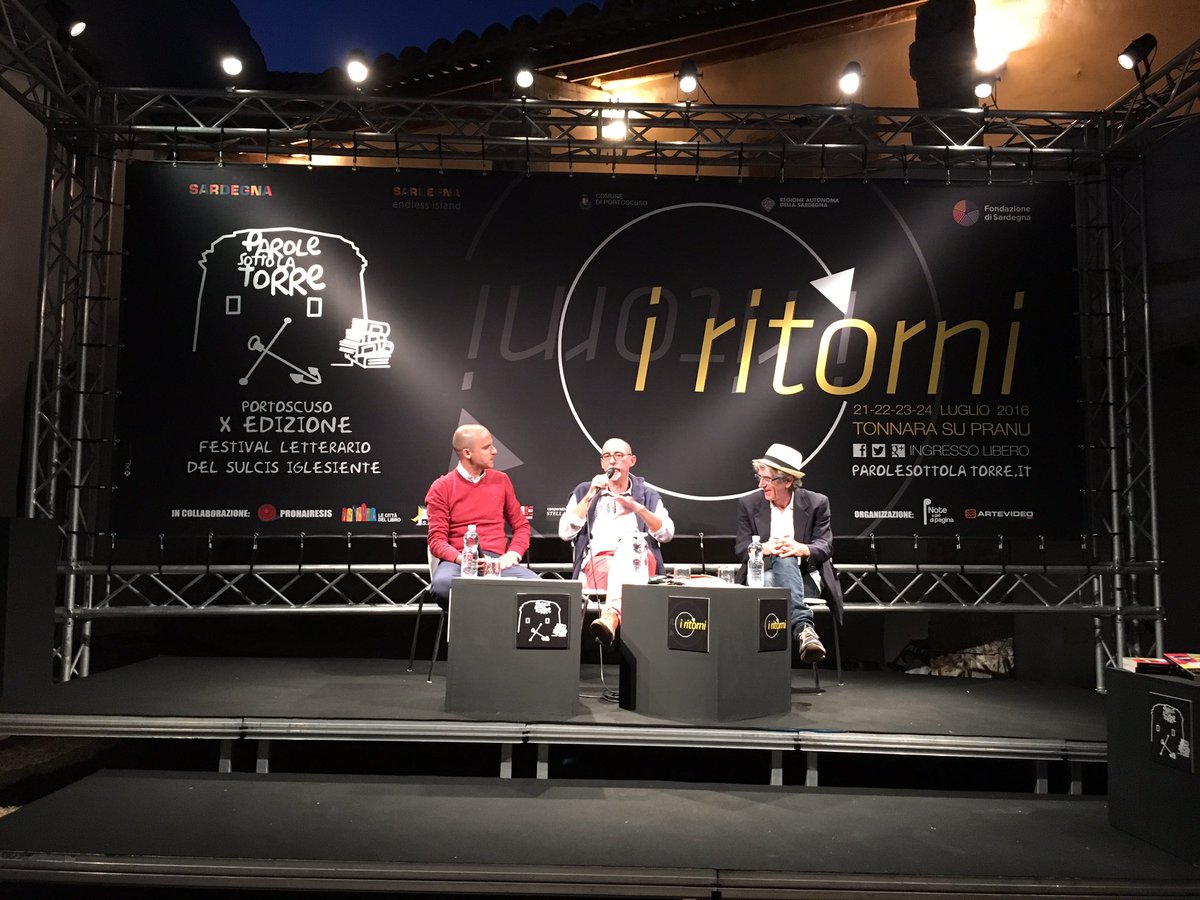 ParolesotTorre's tweet photo. Serata finale a Parole #S8laTorre con Cristian Mannu, Gesuino Némus e Marco Zurru @LibriLonganesi @Elliotedizioni https://t.co/7jvBsms35p