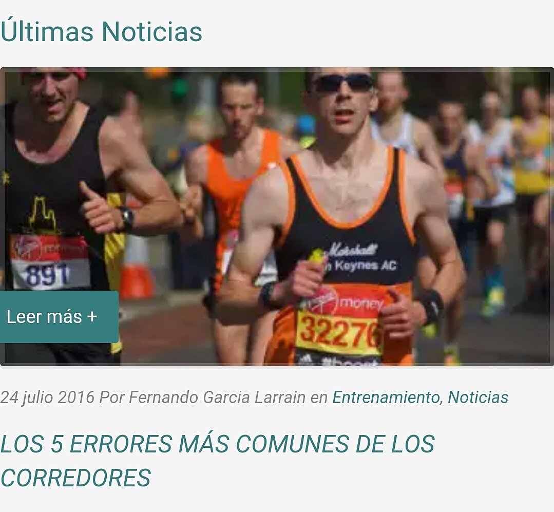 marathonranking's tweet photo. Los 5 errores mas comunes de los corredores.
https://t.co/b3IRnbmVl5 https://t.co/OF258no3Le https://t.co/pjj991C85w