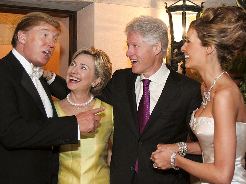 Teabagging4USA's tweet photo. The only way to save the world from Hillary (and Bill) Clinton is to elect 1 of their friends president of the U.S. https://t.co/AoockML1X4