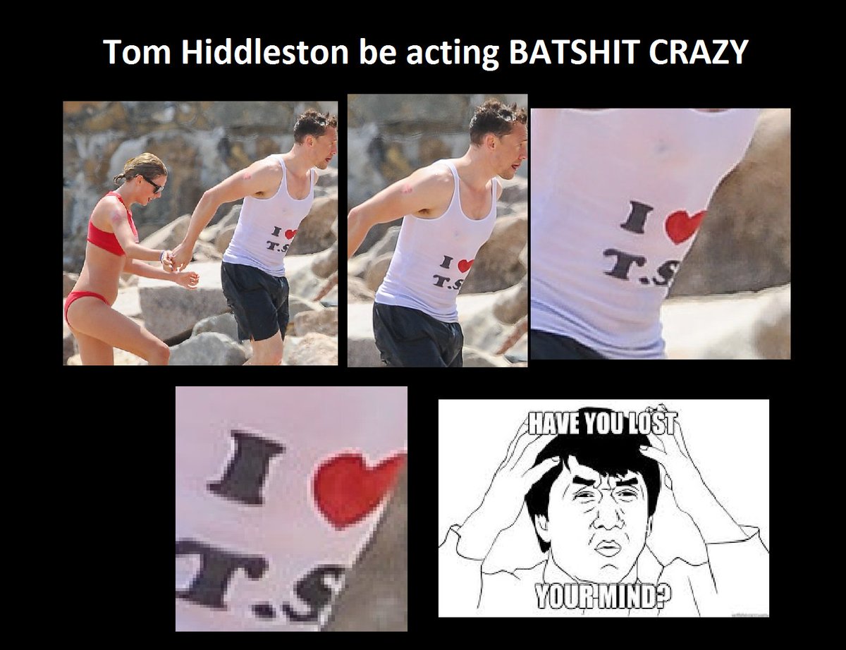 BoBoLingHello's tweet photo. Tom Hiddleston be acting batshit crazy #taylorswiftisoverparty #kanye #kimye #taylorvskim #TomHiddleston #MeanGirls https://t.co/O7XhMgAlhF