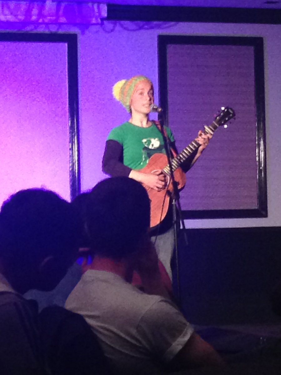 Gog is the most hilarious comedian I've heard in ages #AQ2016