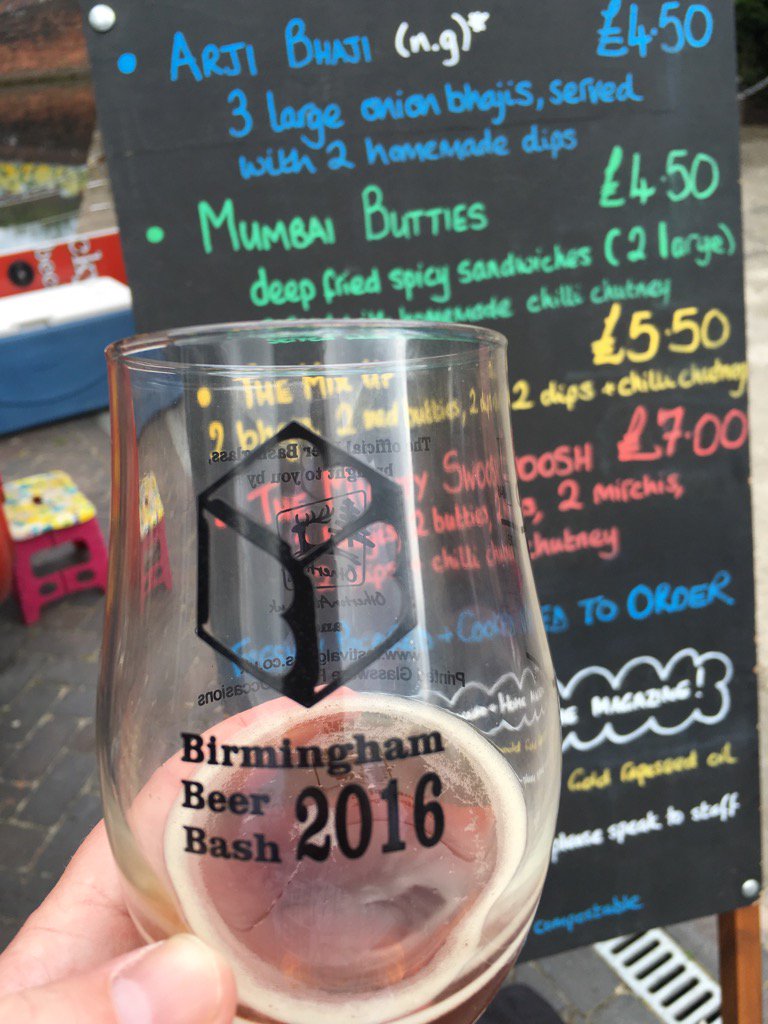 Loved drinking, serving and meeting people yesterday at <a href="/birminghamcubed/">Birmingham Beer Bash</a> and <a href="/beckysbhajis/">Becky No More Bhajis 👁️👁️</a> were next level!