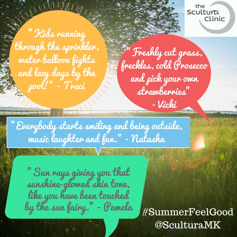 SculturaMK's tweet photo. Here are some of your favourite things about #Summer... Thanks for sharing them! #SummerFeelGood https://t.co/IiVGIltXmL