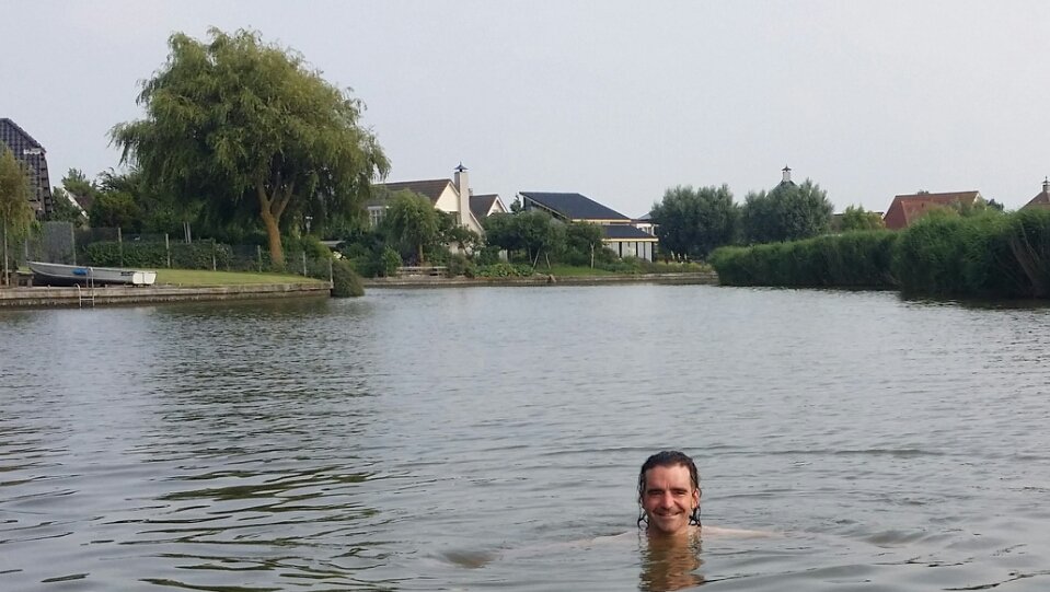 DeJongBob's tweet photo. #elfsteden it gaat niet door. ..2e zwemmen in parkoers, vorig keer was een wak #bobanders https://t.co/LSOgtFa4T0