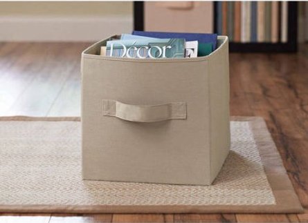 Better Homes and Gardens Collapsible Fabric Storage Cube, Set of 2, Multiple Colors,Provides additional storage