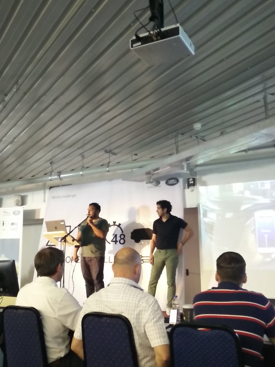 PandelisZ's tweet image. Pitches are going great at #jlrdevchallenge some really special and unique ideas! Good work everyone
