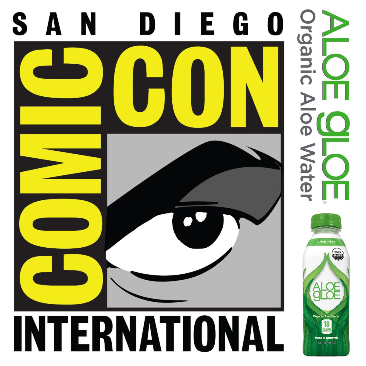 AloeGloe's tweet photo. We're teaming up with #xbox at this years #ComiConSanDiego to bring you #freshandcold #AloeGloe ! https://t.co/ejXqMtUfKc