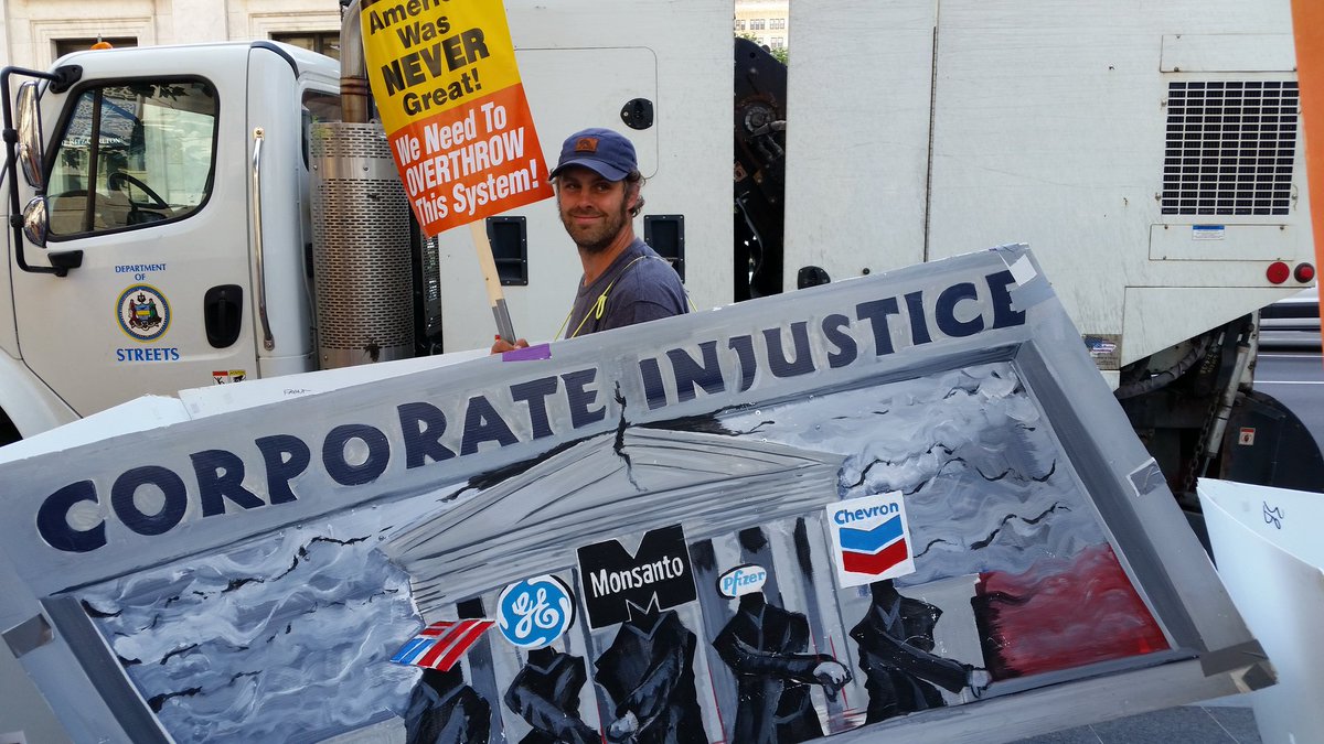 lwrightkennedy's tweet photo. America was never great - time for #Revolution #ClimateAction
#CleanEnergyMarch #NoTPP #PplsCon #DNCinPHL https://t.co/wzC1FTAITs