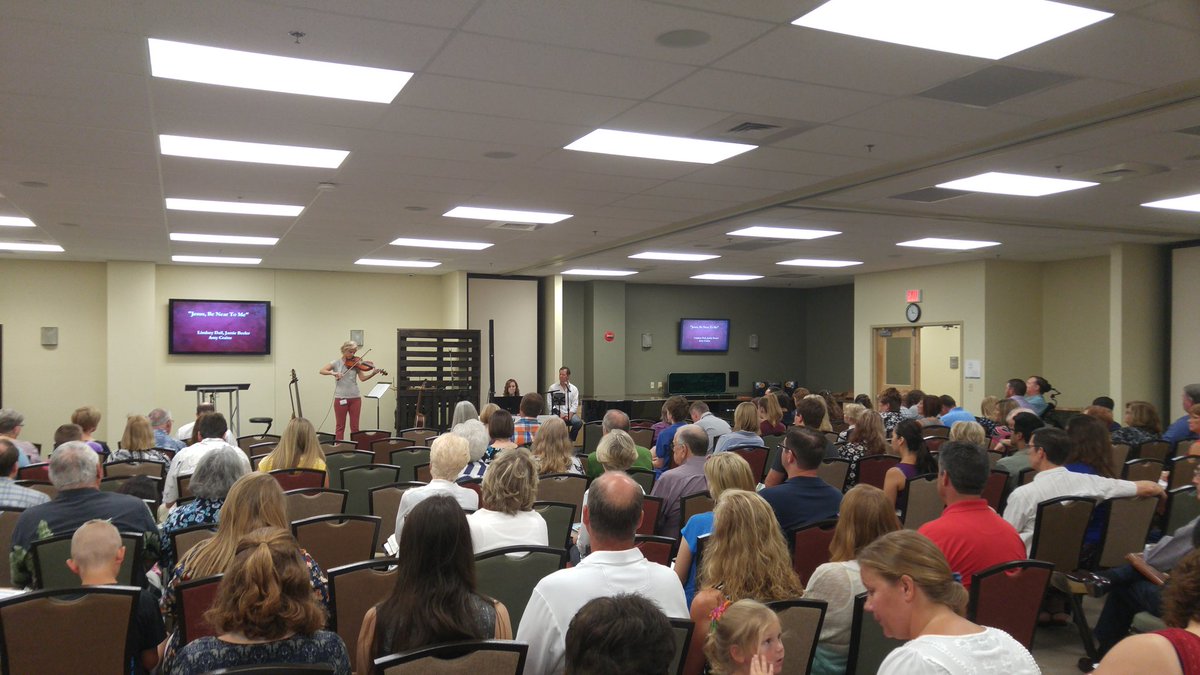 scottdanks's tweet photo. Last week in the temporary service area. Next week in the new sanctuary at 10 am #lifeatevergreen https://t.co/ly2I4wNj0e