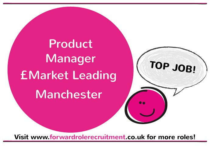 ForwardRole_Jen's tweet image. #NewJobs Product Manager, Manufacturing #FRJobs #Manchester ow.ly/anjS302vlz8