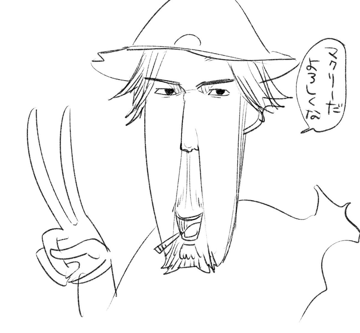 マクリーのファンイラストを描きました https://t.co/5VmrfzaGuN 