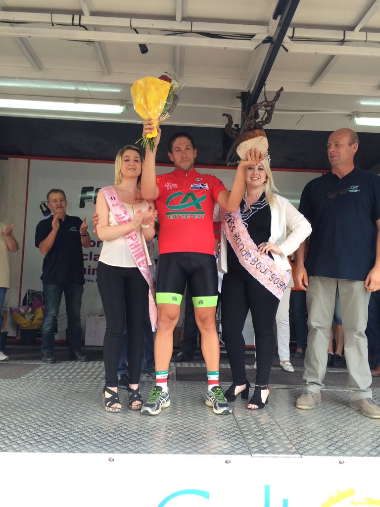 RSB_2016's tweet photo. Maillot rouge de leader D3-D4 : Geoffray Casciello https://t.co/sW8gOzIncC