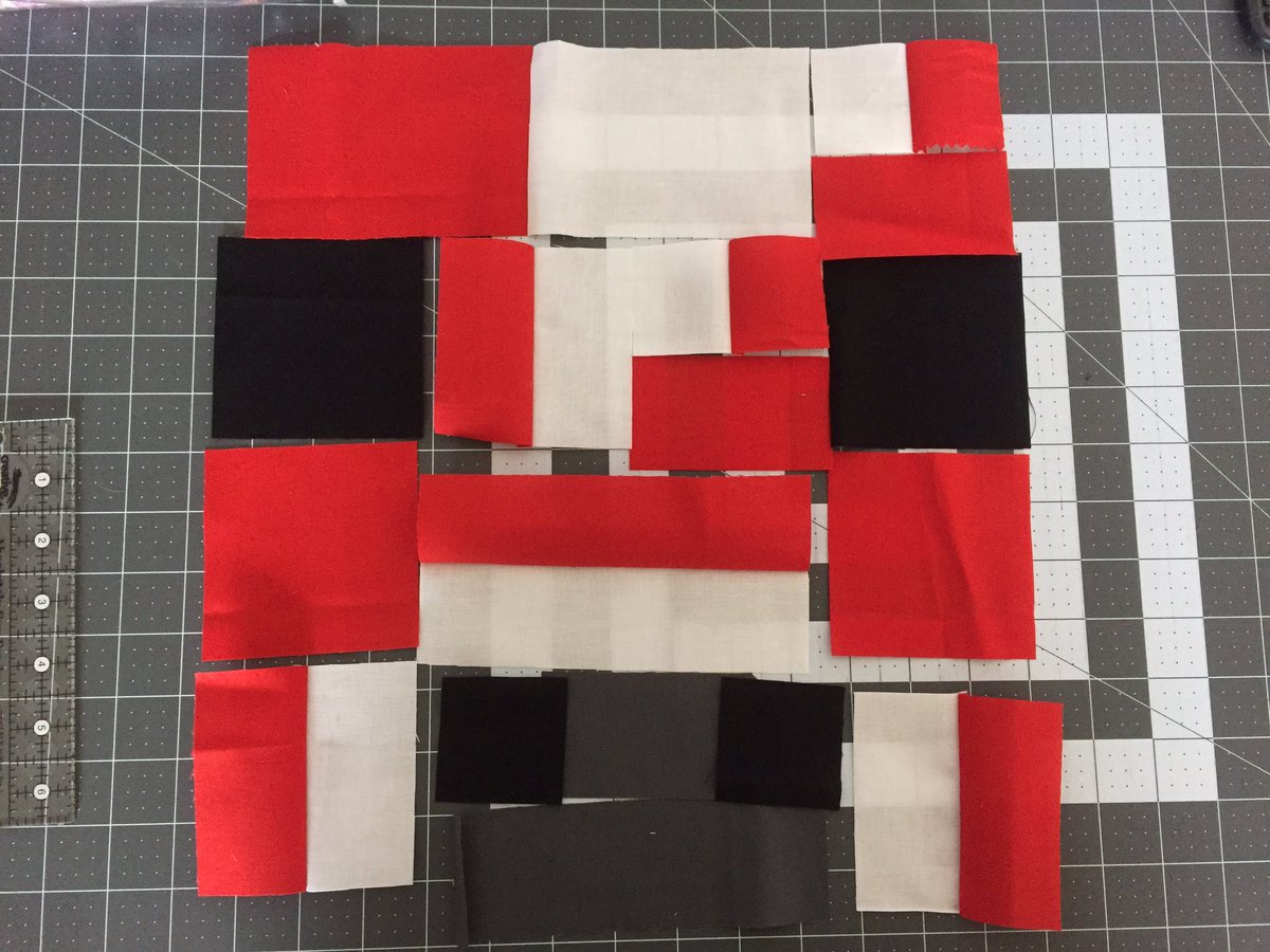 megpfh's tweet photo. Mooshroom says moo! #minecraftquilt #minecraft https://t.co/Mjp0mcWIRq
