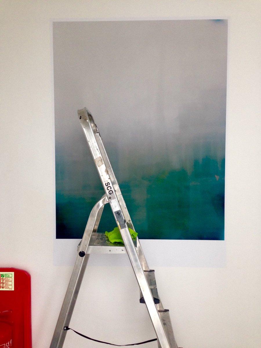 Popped by @Sidney_cooper01 today to see them installing 'Catching the Light' feat <a href="/emma_wieslander/">Emma Wieslander</a> &amp; <a href="/academicsam/">Sam Vale</a>