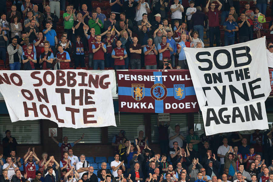 ouravfc's tweet photo. The best support in the world. Home and away, forever claret and blue! #AVFC #utv #AstonVilla https://t.co/1mAYs1pemP