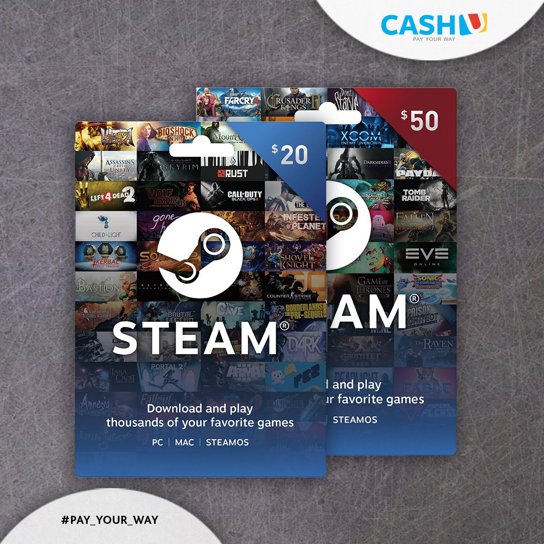 CASHU's tweet photo. اشتر بطاقات ستيم من #كاش_يو ستور وتمتع بآلاف الألعاب على الكمبيوتر
ابدأ من هنا ⇔ https://t.co/S5re2GhlS1
#CASHU https://t.co/Kj0ZqGtlTx