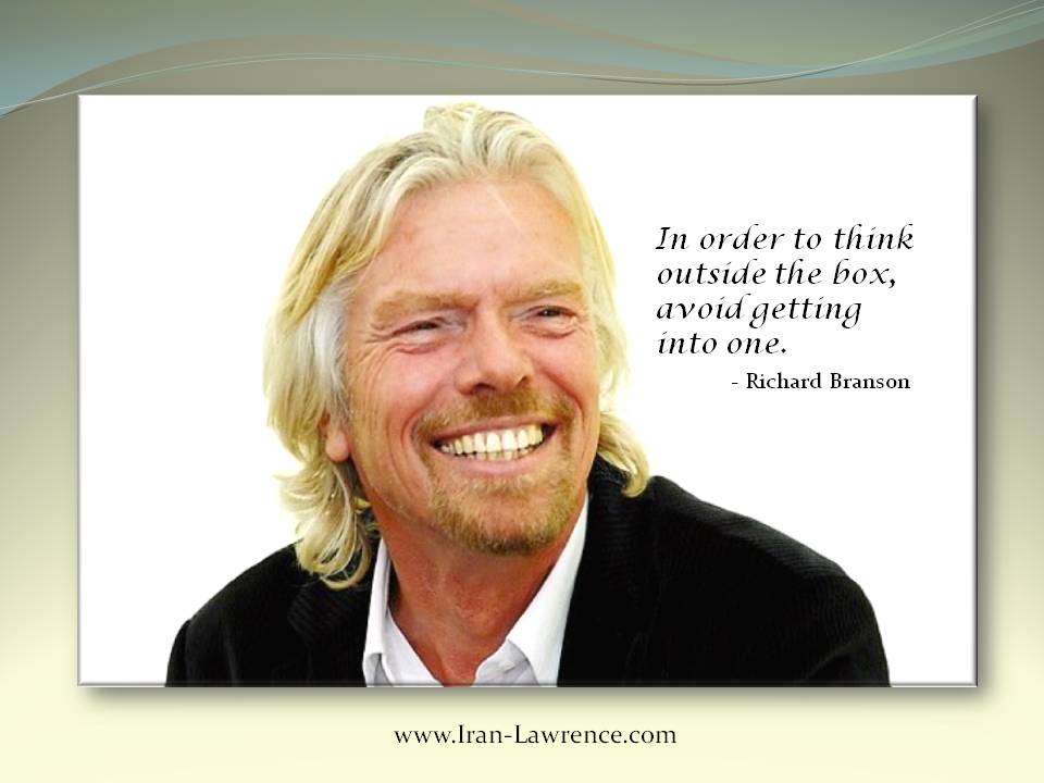 IranLawrence's tweet photo. In order to think outside the box, avoid getting into one. https://t.co/k7v7pzIYKB