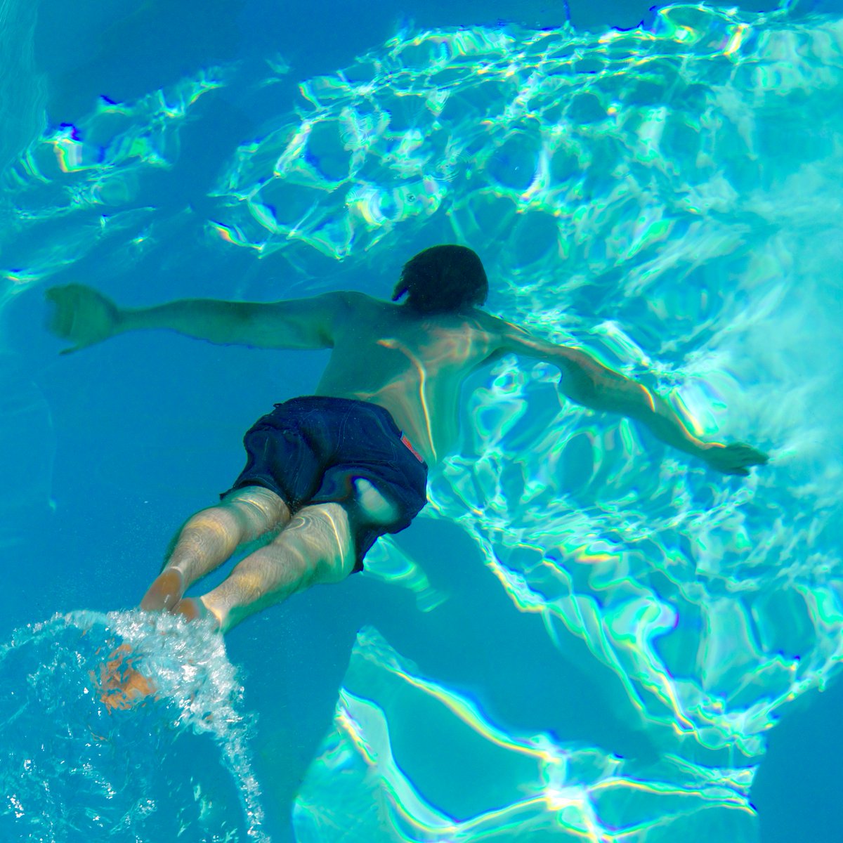 jamespsmitchell's tweet image. First swim on holiday great to be free