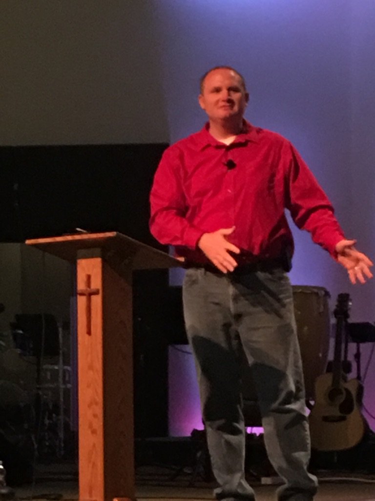 GraceLovingGod's tweet photo. Steven preaching. A place of Rest from Hebrews 4. https://t.co/WyFhxxIDSU