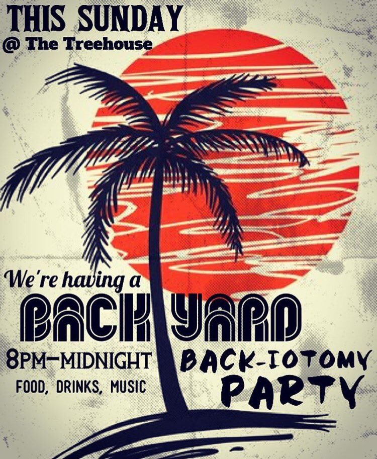 Tonight, Treehouse is throwing a benefit for out guitar player Jamie to help pay for his hospital bills. Come hang.