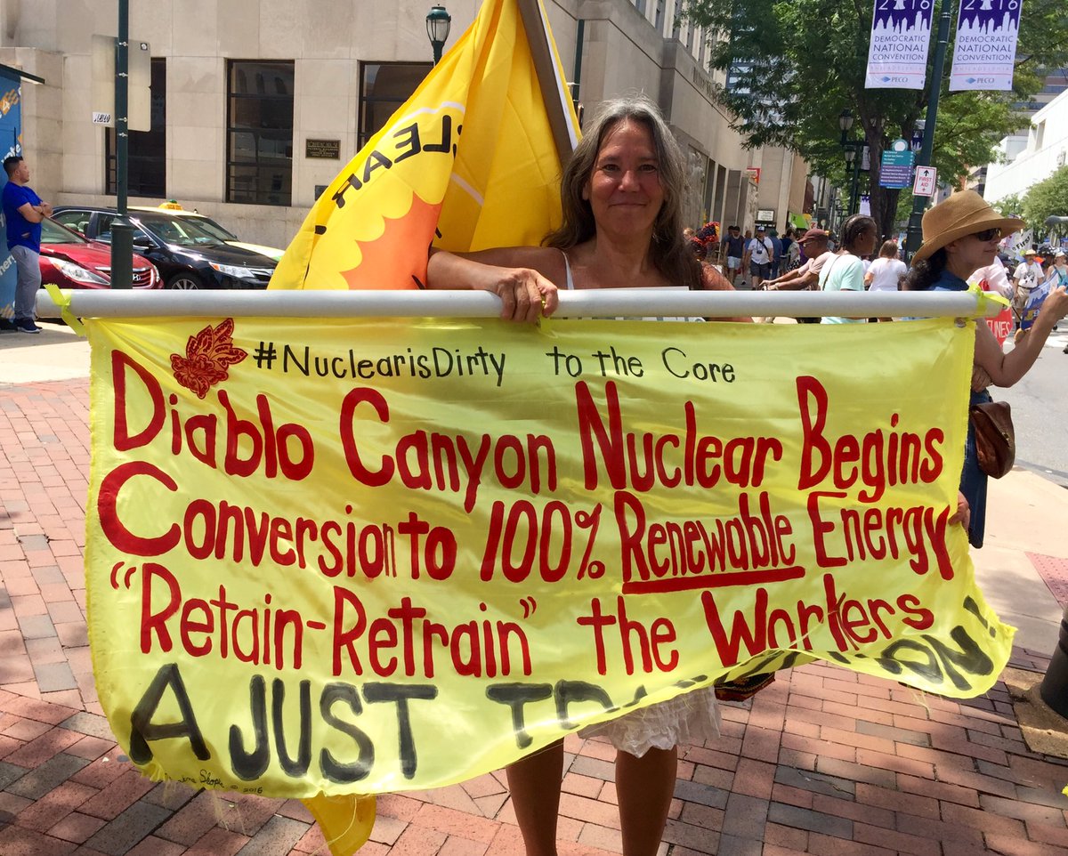 democracynow's tweet image. Happening now: Thousands march for clean energy in Philadelphia #DNCinPHL #CleanEnergyMarch