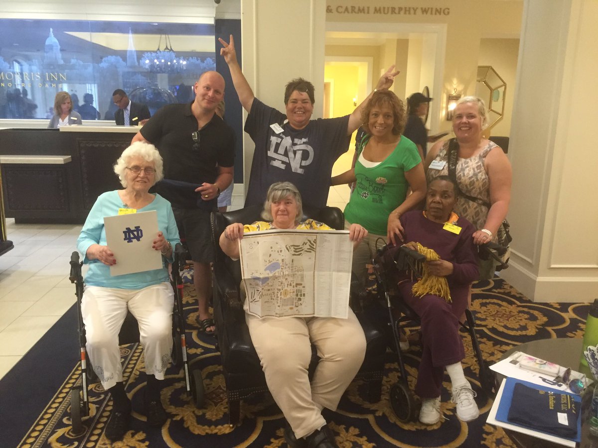 SpringMillHC's tweet photo. We know where to go with our campus map!!!! #exploreNotreDame https://t.co/1vYN2VMevs