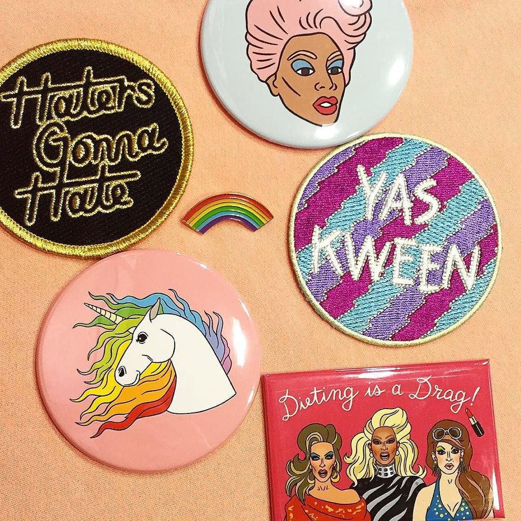 AustinRocksTX's tweet photo. Con-drag-ulations...The Library is Open. We have pins, patches, and pocket mirrors inspired by the Great Queens. #s… https://t.co/ktwR1I1BjE