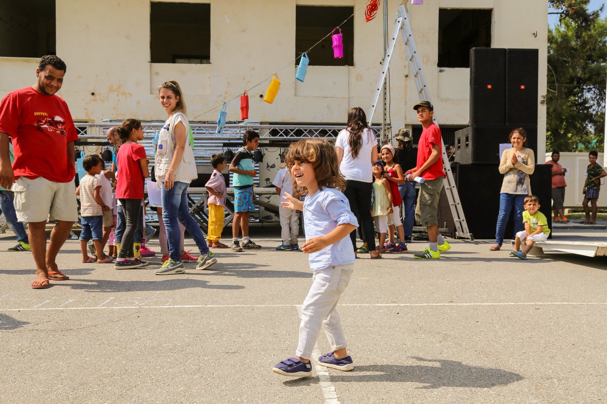 Amid the tragedy, IRC &amp; <a href="/eu_echo/">EU Civil Protection & Humanitarian Aid 🇪🇺</a> are helping refugee kids laugh again. Read on <a href="/Medium/">Medium</a>: bit.ly/2aE9AU1