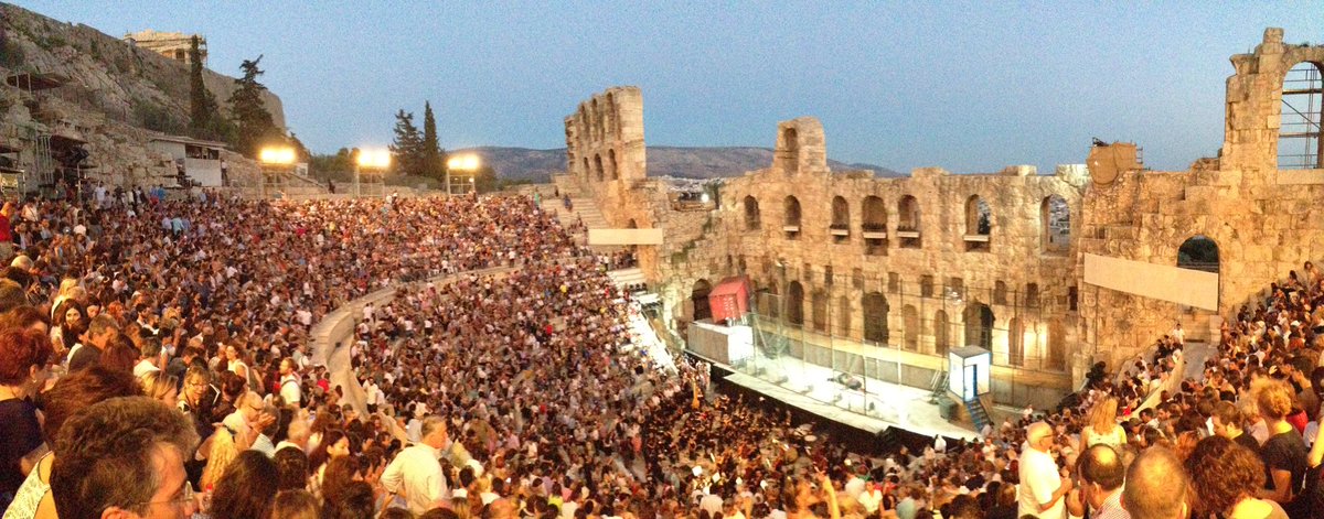 panosdelimatsis's tweet photo. Watching #Carmen @#HerodesAtticusOdeon Athens #timelessgreece #Greekfestival https://t.co/o9pnP2Pise