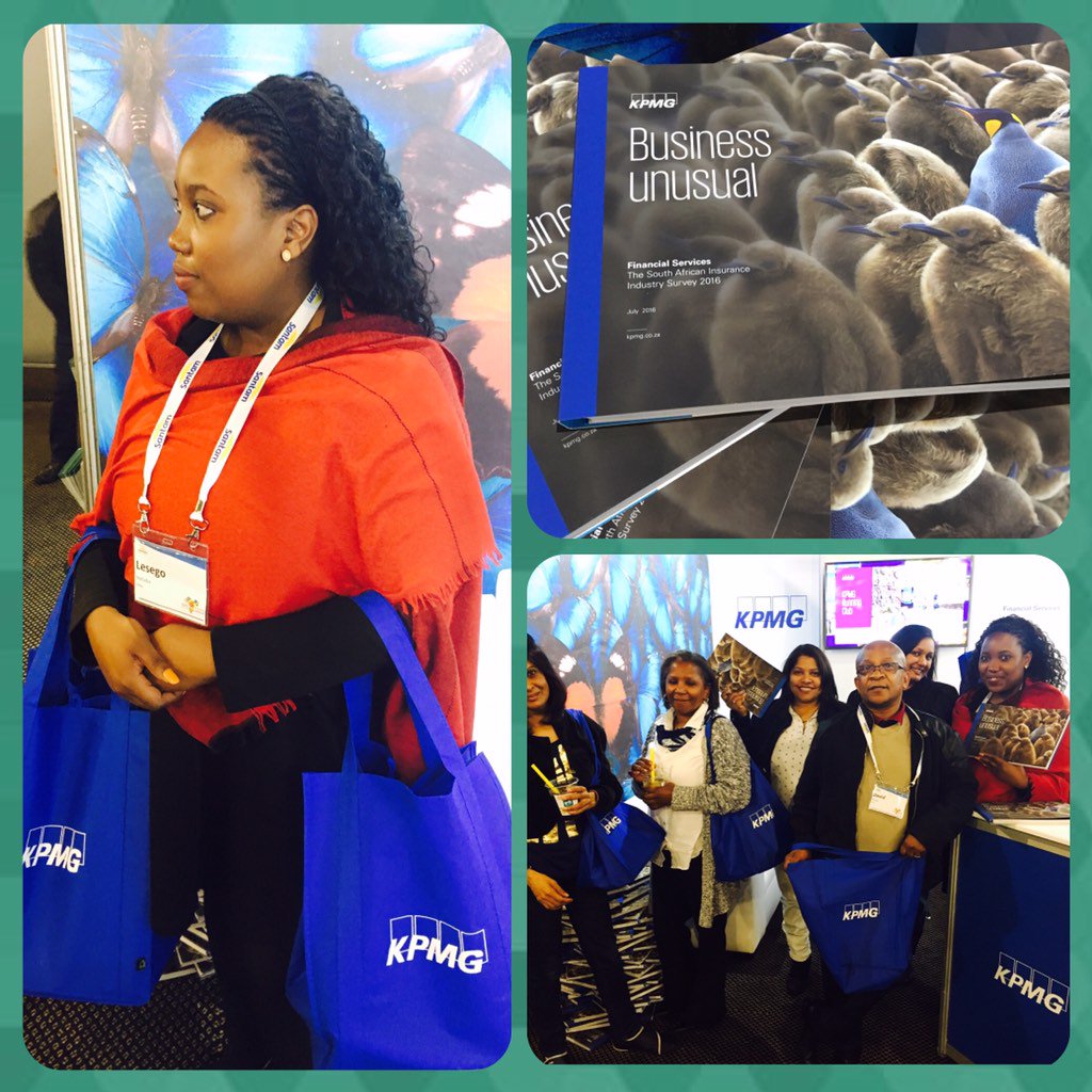 MartaUys's tweet photo. Come be the first to get your 2016 KPMG Insurance survey!! #SAInsuranceSurvey #InsuranceConference #KPMG https://t.co/kZ4UuIVm34