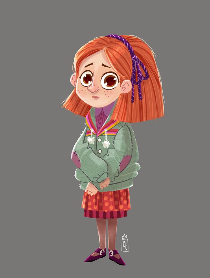 edwardiantaylor's tweet photo. #HarryPotterCharacterDesignChallenge was #GinnyWeasley #HarryPotter #SorcerersStone #fanart #characterdesign #art https://t.co/Zpezmoykw0