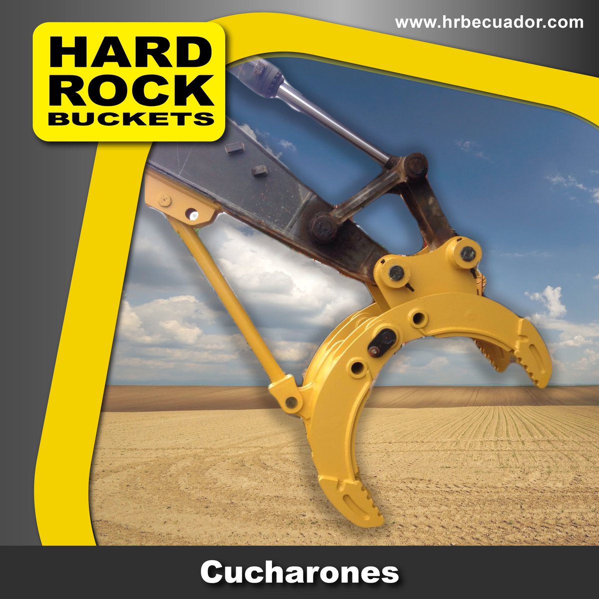hrbecuador's tweet photo. Elige nuestro cucharón estilo #grappel para excavadora de 20 toneladas, incluye pines y bocines. info@hrbecuador.com https://t.co/HiN1hklCR8
