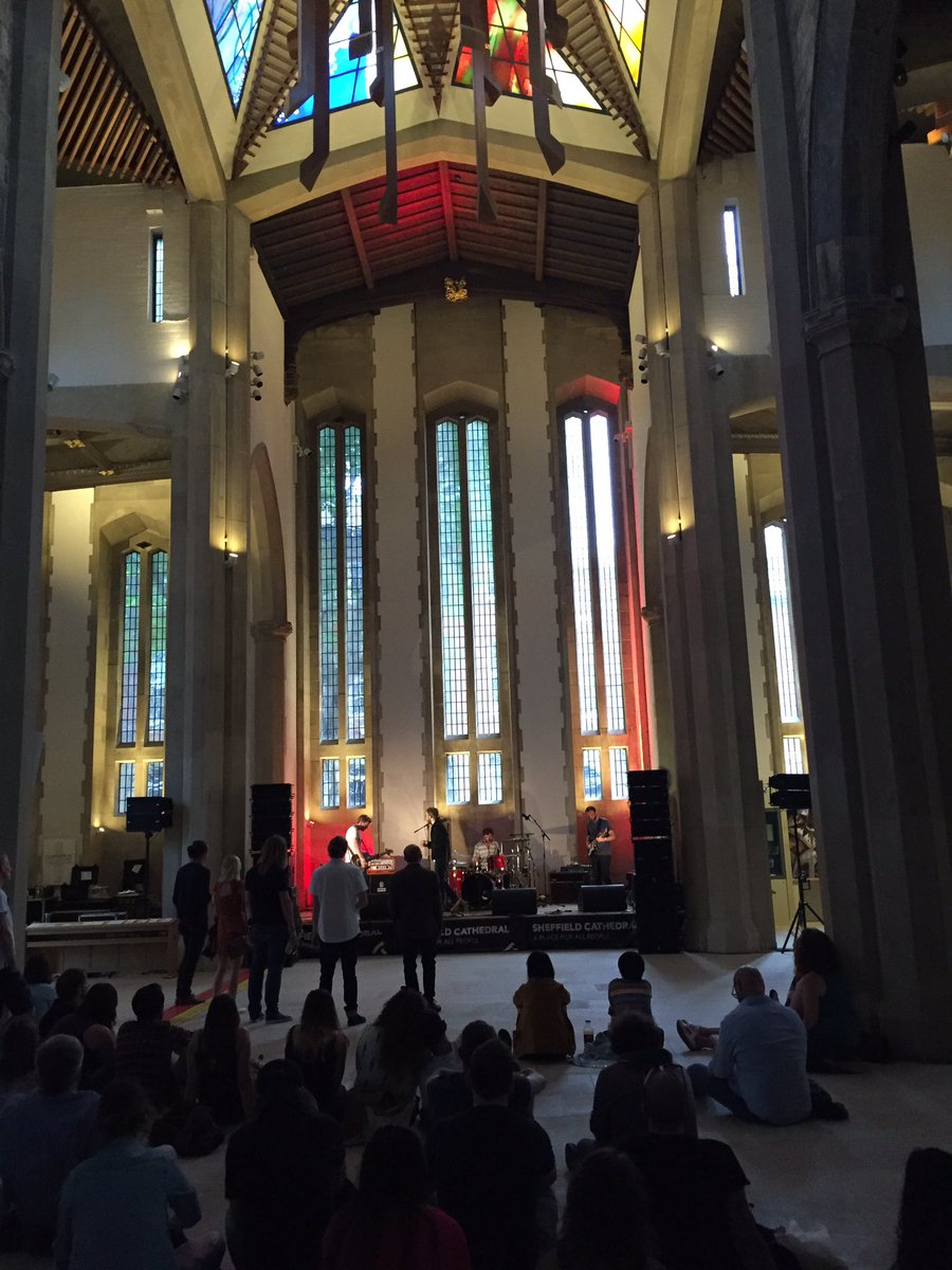 <a href="/RealTalkLincs/">Real Talk</a> live now playing a great set <a href="/sheffcath/">Sheffield Cathedral</a> <a href="/kingcapisce/">King Capisce</a> up next <a href="/tramlines/">Tramlines Festival</a> #tramlines2016