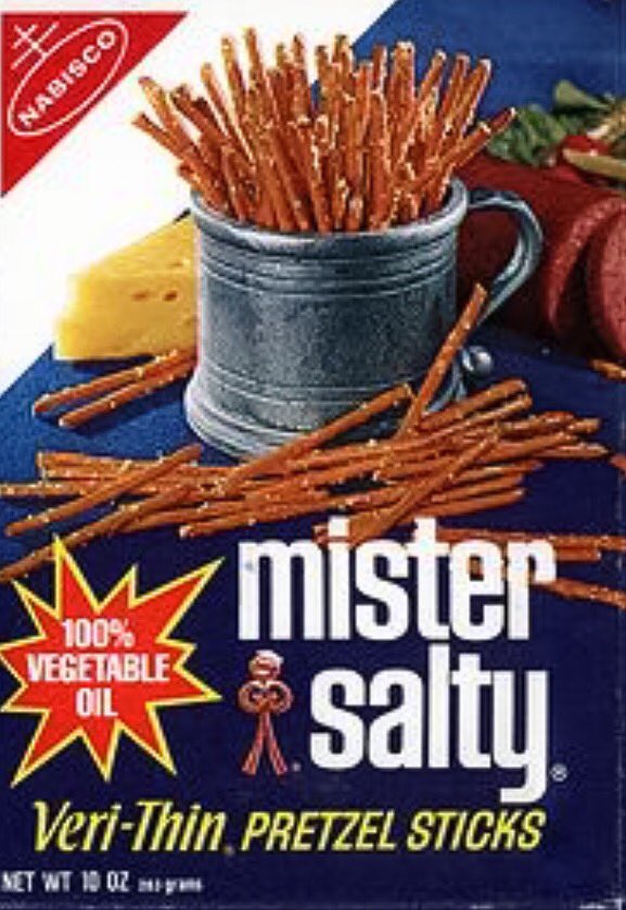 Lkvents On Twitter Nabisco Please Bring Back Mr Salty Veri Thin Pretzel Sticks