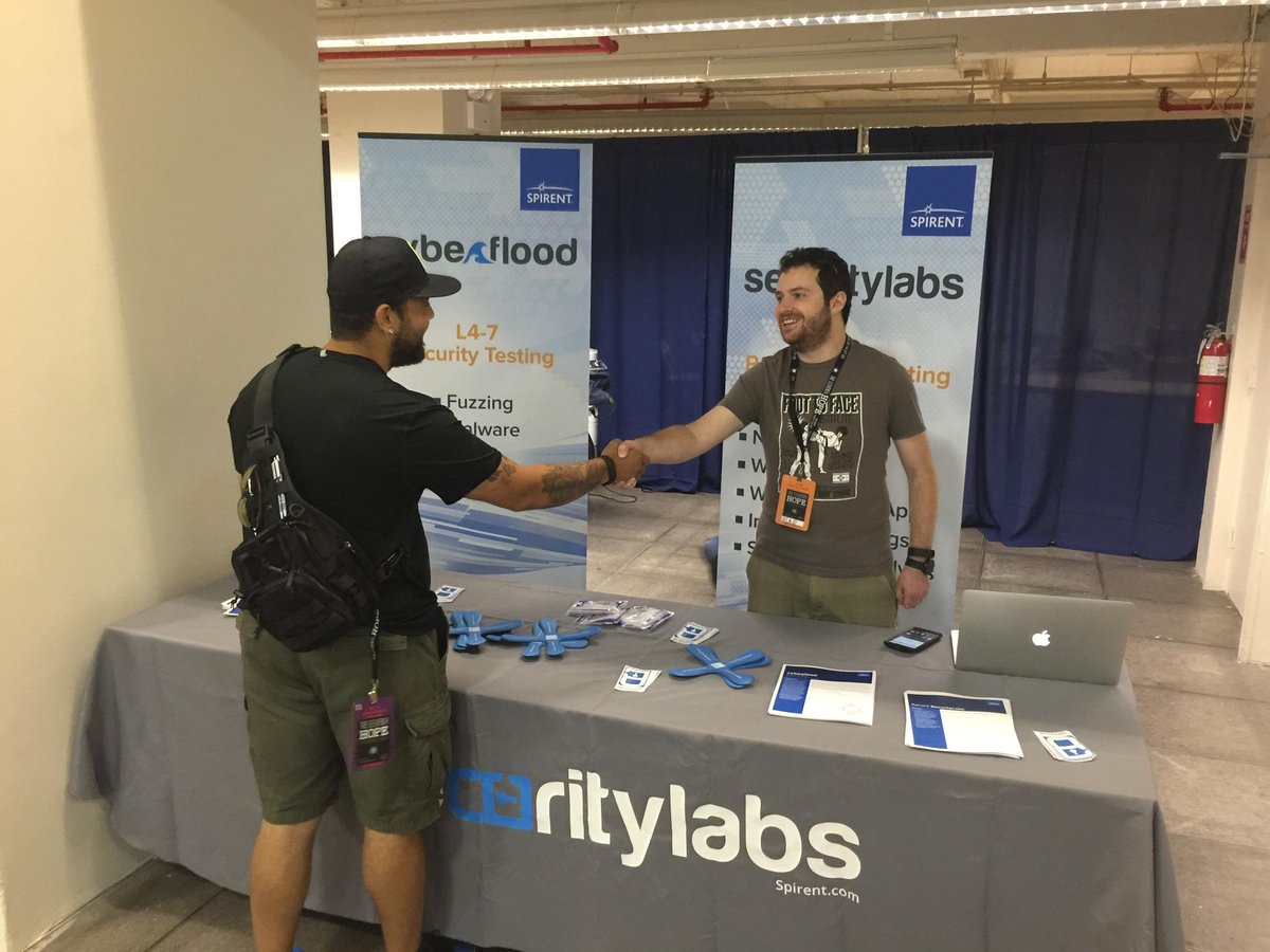 SpirentSecurity's tweet image. Great time at #hopeconf! Our #securitylabs team will see you soon in Vegas for #Defcon24!