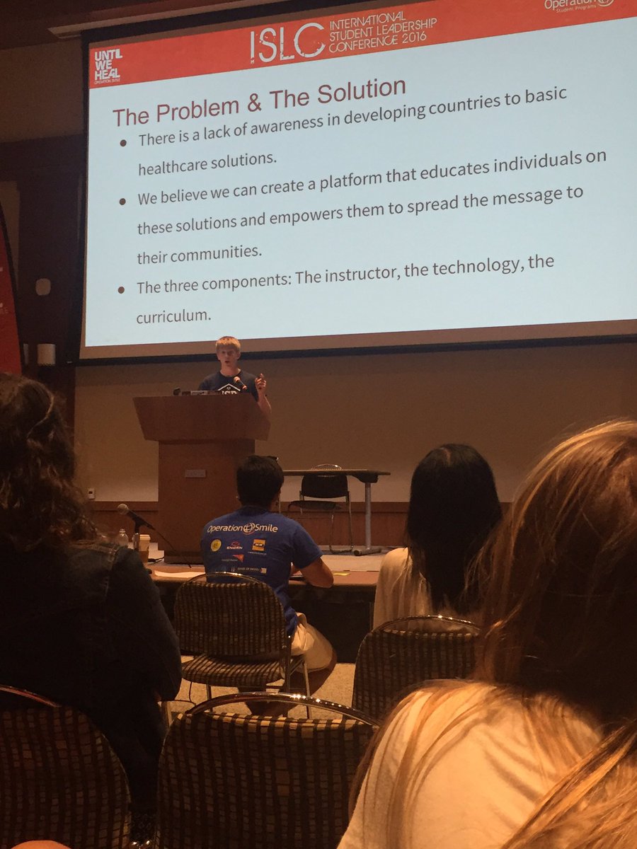 CHCopsmile's tweet photo. Introducing ideas for hackathon #groundbreakingideas #untilweheal #ISLC2016 #helpingtheworld #helpingchildren https://t.co/x2aP1CF40E