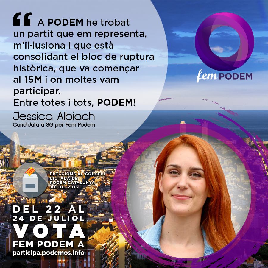 fem_podem's tweet photo. Ella és la que pot liderar d’una manera dialogant i justa.✊🏼 Vota!
https://t.co/UruOlcqR3E #ConstruintCatalunya https://t.co/cLYOUNcsUP