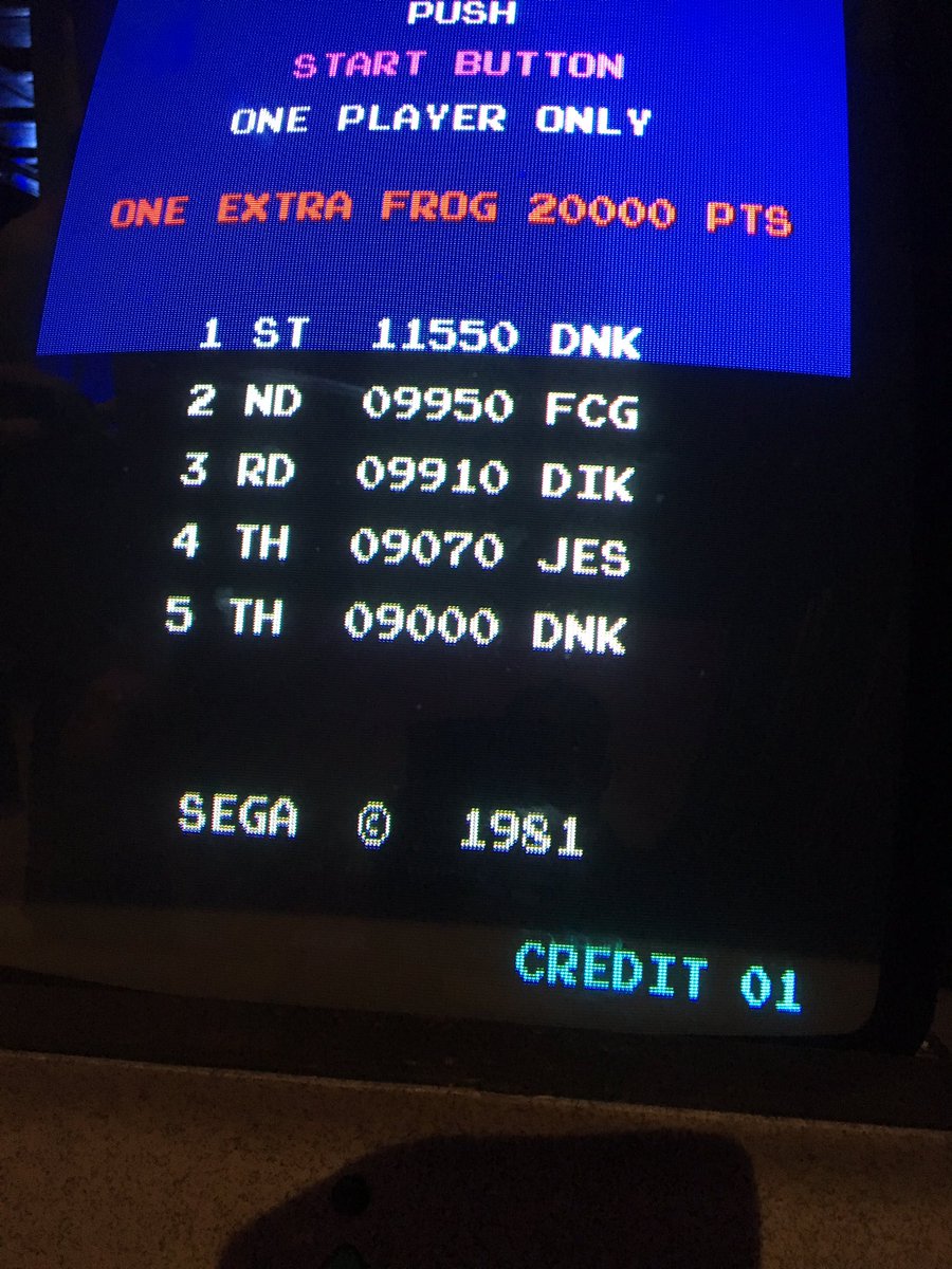 dunktech's tweet photo. Top score in #frogger @ReplayEvents at #playmargate #gamersunite https://t.co/uLtEnkG2ES