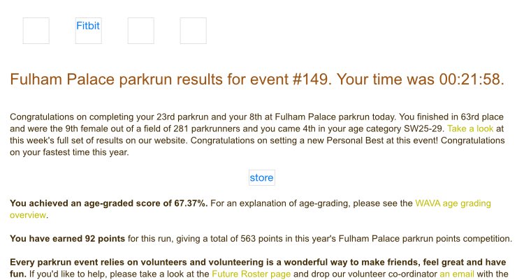 MissMRowe's tweet photo. BOOM that's one of my New Years resolutions achieved 🎉🎉🎉 finally got my sub 22m30s #parkrun https://t.co/6PxyWrvVBY