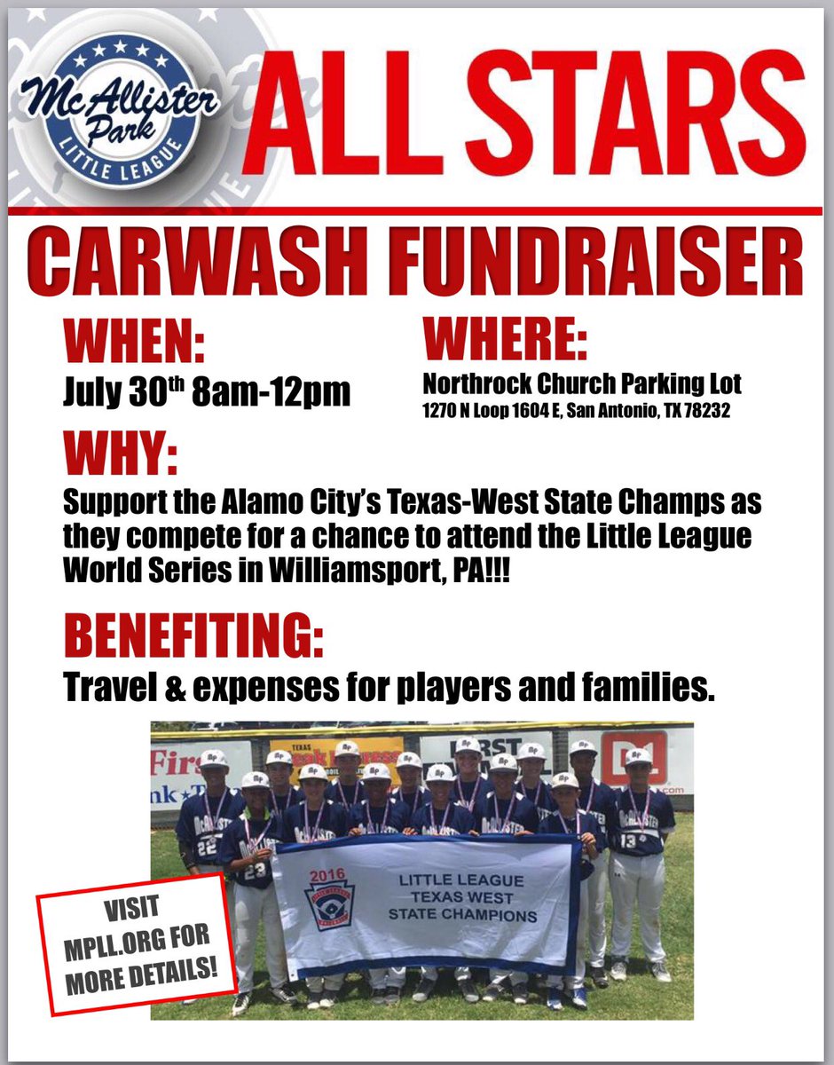 Get your car washed by an All Star!